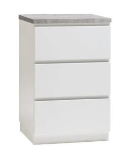 VIIVA Lipasto 46 Cm Matala -Brafab Huonekalut Kauppa viiva lipasto kapea 3ltk sokkeli harmaa