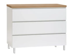 VIIVA Lipasto 92 Cm Matala -Brafab Huonekalut Kauppa viiva lipasto levea 3ltk metallijalat tammi