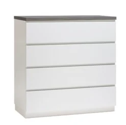 VIIVA Lipasto 92 Cm Korkea -Brafab Huonekalut Kauppa viiva lipasto levea 4ltk sokkeli antrasiitti