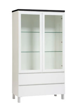 VIIVA Vitriini 92 Cm -Brafab Huonekalut Kauppa viiva vitriini alumiinijalat musta