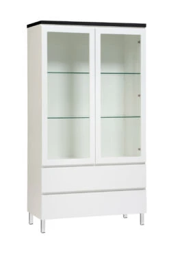 VIIVA Vitriini 92 Cm -Brafab Huonekalut Kauppa viiva vitriini metallijalat musta