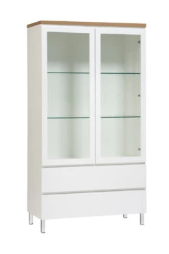 VIIVA Vitriini 92 Cm -Brafab Huonekalut Kauppa viiva vitriini metallijalat tammi