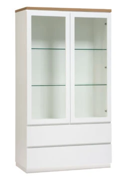 VIIVA Vitriini 92 Cm -Brafab Huonekalut Kauppa viiva vitriini sokkeli tammi